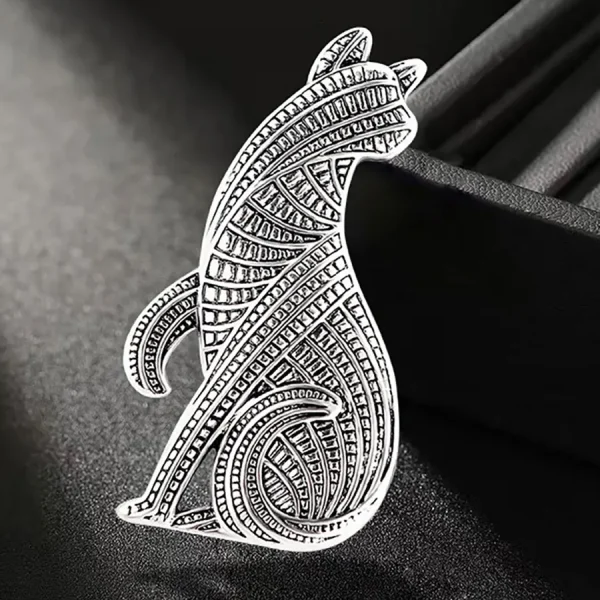 Брошь Кошка